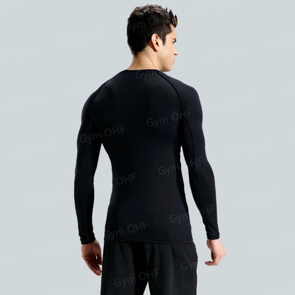 Kompression T Shirt Mann Quick Dry Lauf Gym Fitness Enge Sportswear Sommer Atmungsaktive Spinne Kurzarm T Shirt Männer 2099 – Detail 16