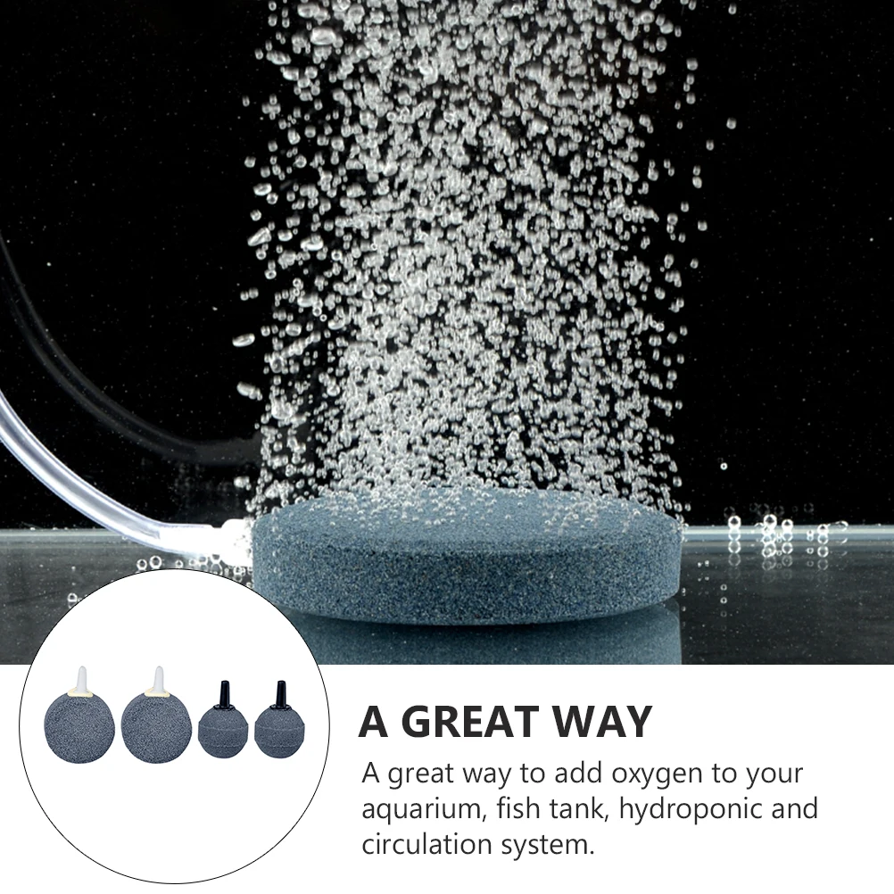 

Air Stones Oxygen Diffuser for Aquarium Fish Tank Bubbler Tropical Accessories Lightweight Compact Uniform Small Dense Bubbles