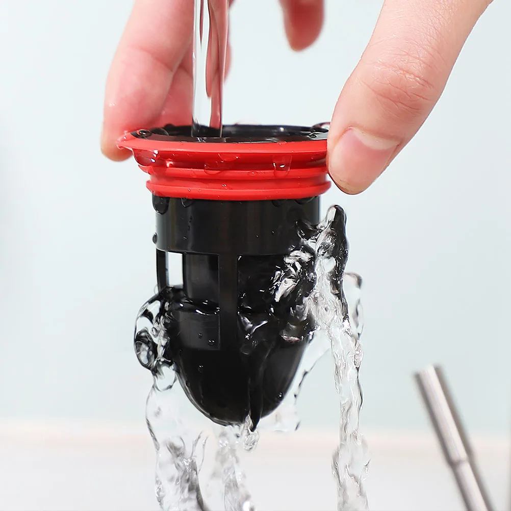 

3Pcs Odor-Resistant Floor Drain Core Wear-Resistant Anti-Clog Mesh Filter U-Shaped Water Bathroom