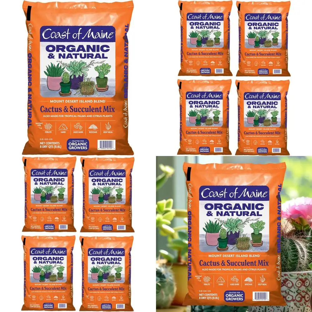 

Organic 8-Quart Cactus & Succulent Mix for Tropical Palms and Citrus Plants