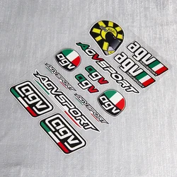 Reflective Motorcycle Stickers Bike Helmet Decals AGV AGVSPORT Graphics for YAMAHA Honda Ducati Suzuki Vespa Piaggio Italy