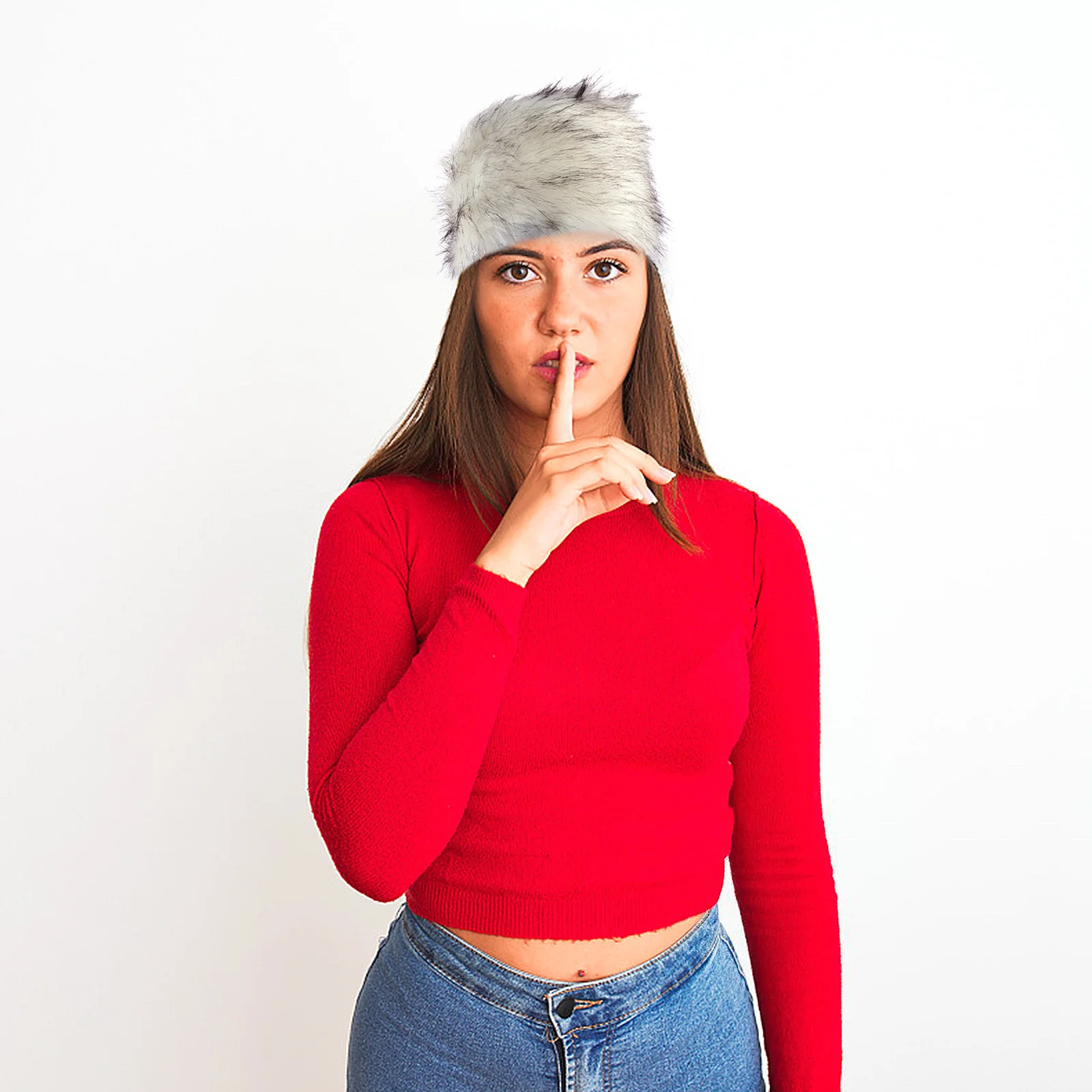 

Hat Women Girls Winter Cap Warm Cap Long Hair Stylish Cold Weather Headwear Beanie Ear Protection