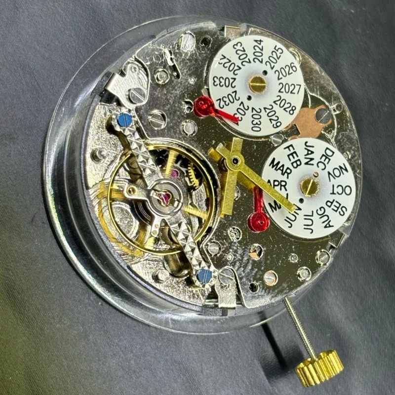 Dandong Perpetual Calendar Movement Multi-Pin Six Points Torsion Pendulum Mechanical Movement Brand New Watch Accessories