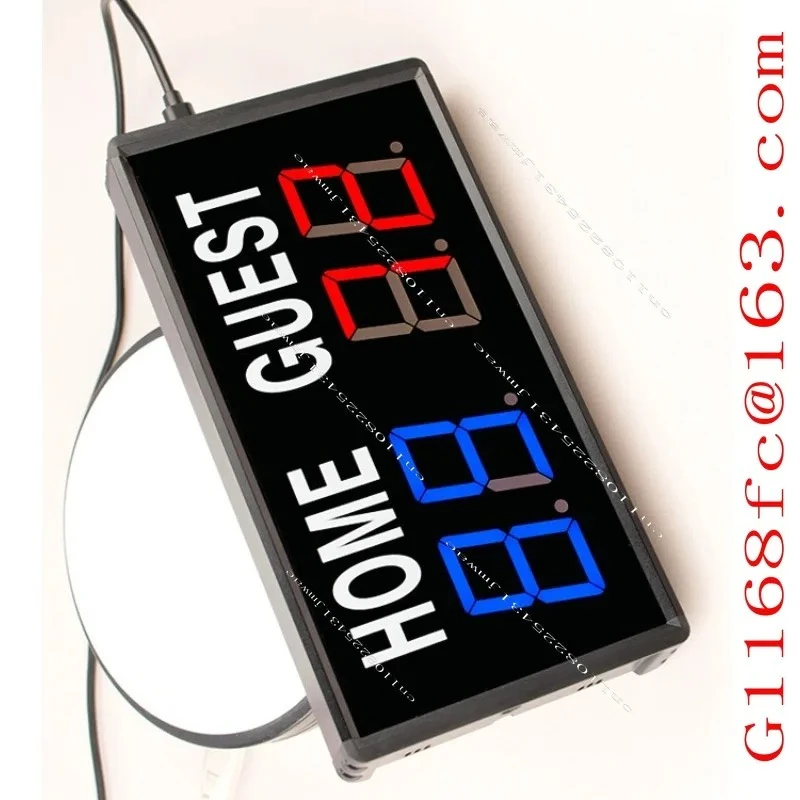 Portable Multifunctional Ball Scoreboard Wireless Remote Control LED Football Scoreboard