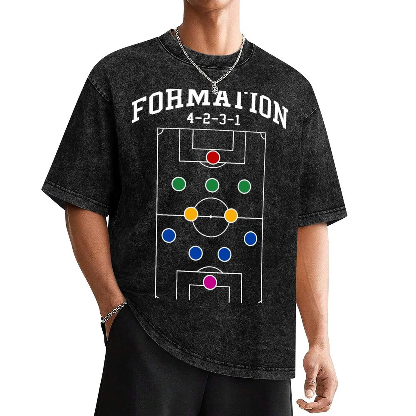 4-2-3-1 FORMATION T-Shirt new gifts and t-shirts quick-drying funny t shirts men