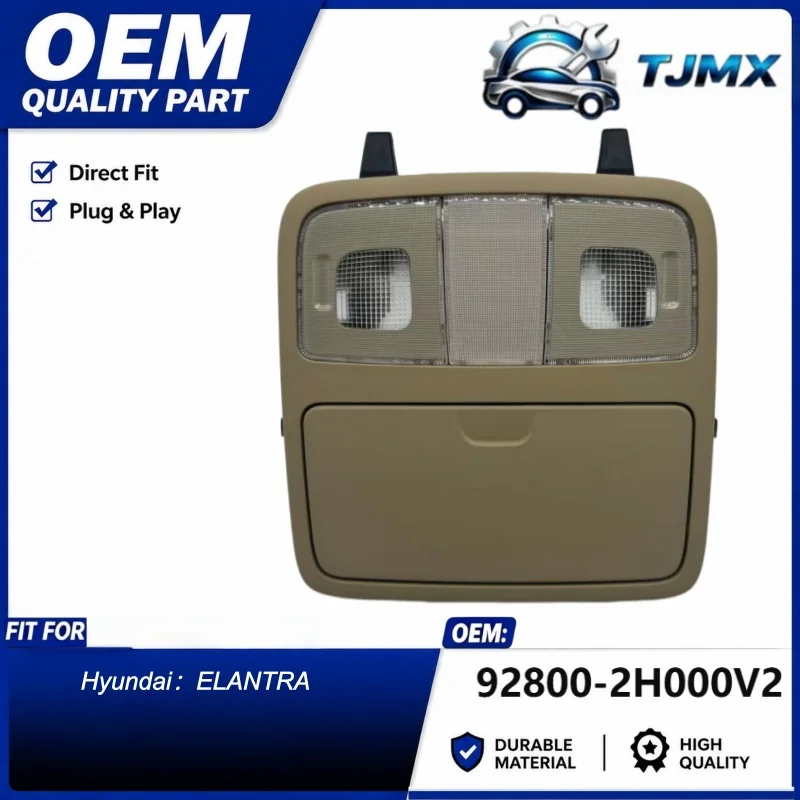 92800-2H000V2 Overhead Console Roof Light Assembly For Hyundai Elantra Interior Dome Reading Light OEM