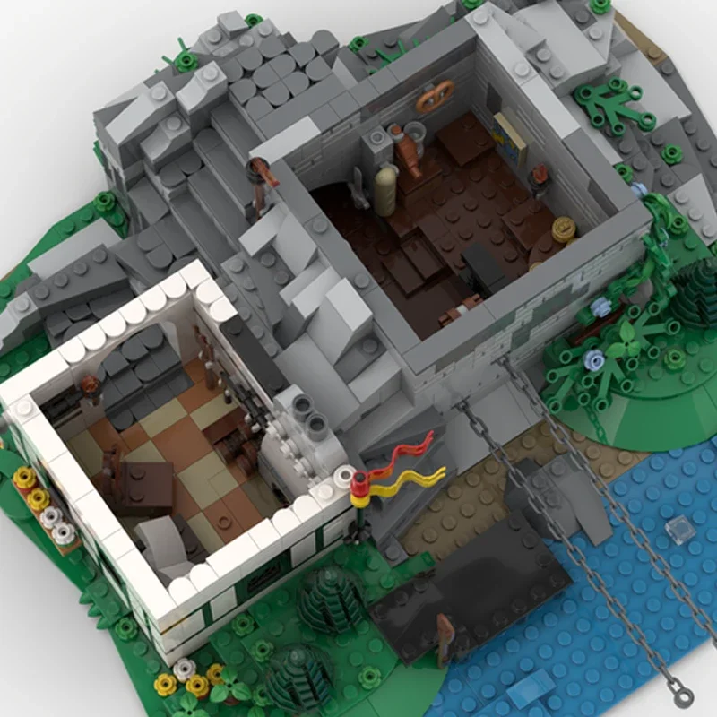 children bricks river castle medieval toy building blocks bricks knights castle series moc architecture for kids set chain tower