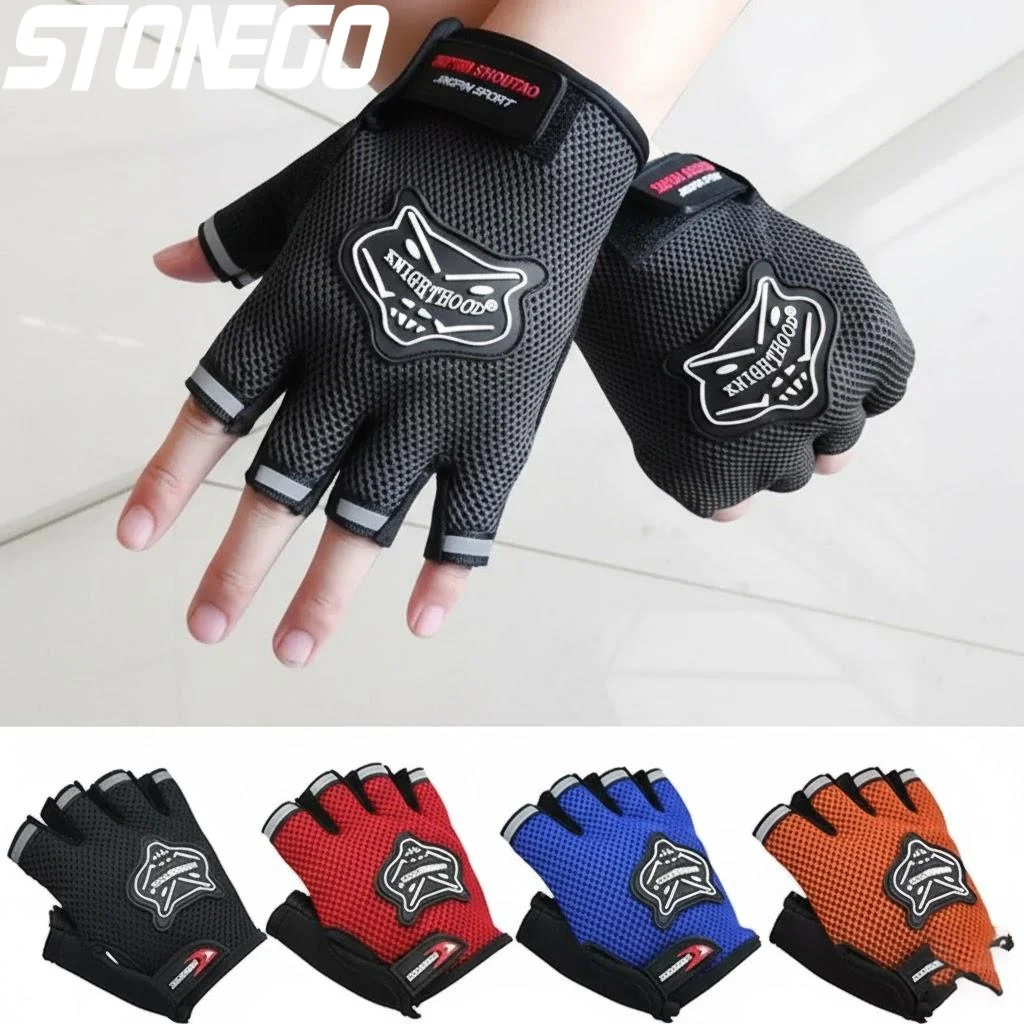 

Breathable Half Finger Motorcycle Gloves Anti-Fall Palm Protection Riding Gloves Men Women Safety Work Gloves