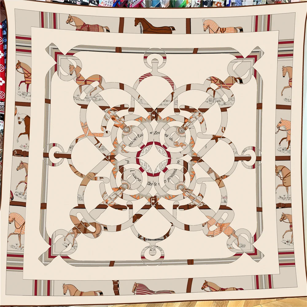 POBING Seiden-Kaschmir-Schal für Damen, manuell gerollte quadratische Schals, große Bandana, luxuriöser Hijab, weibliche Foulards, Poncho, 135 cm – Detail 19
