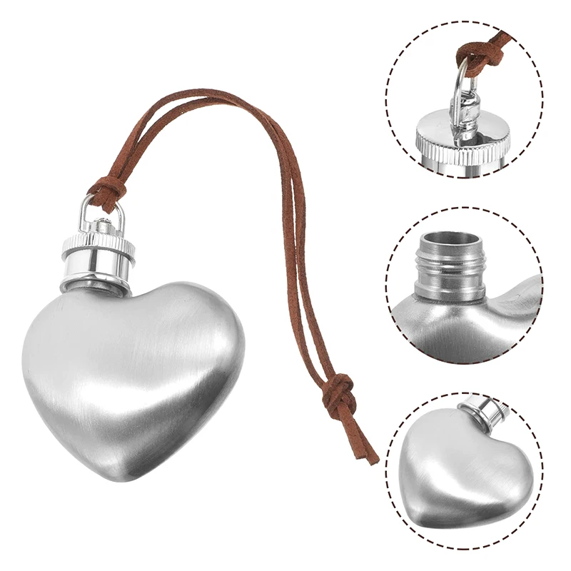 Outdoor Kettle Portable Pot Small Kettle Heart Shaped Flask Stainless Steel Flask Water Bottle