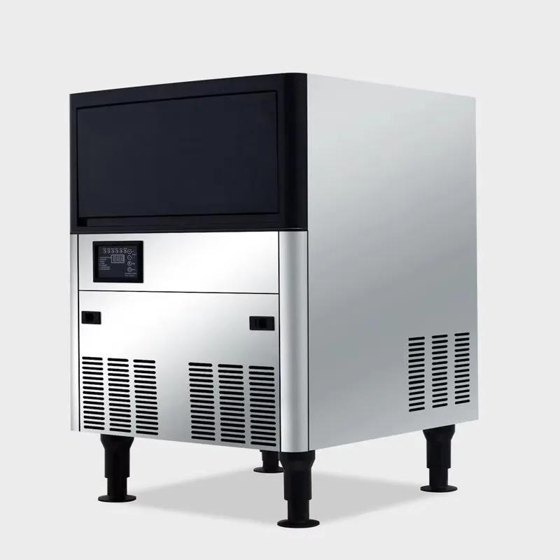 

Cube Size Customised Square Block Commercial Clear Counter Top Ice Maker Beverage Shop Cube Ice Machine for Sale