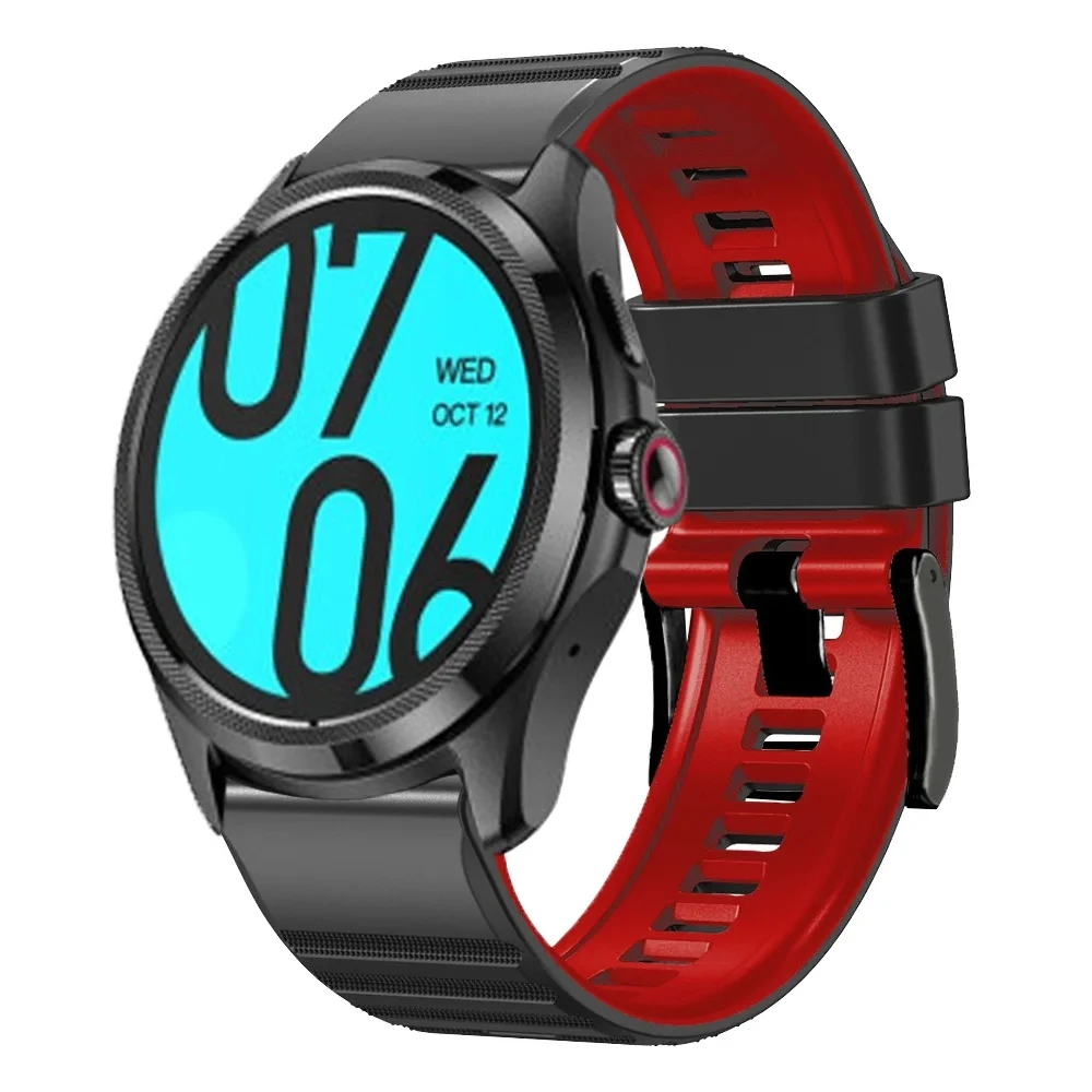 ل TicWatch Pro 5 حزام ساعة اليد 24 مللي متر Correa سيليكون سير شريطي ل TicWatch Pro5 حزام الساعات Smartwatch اكسسوارات سوار رياضي