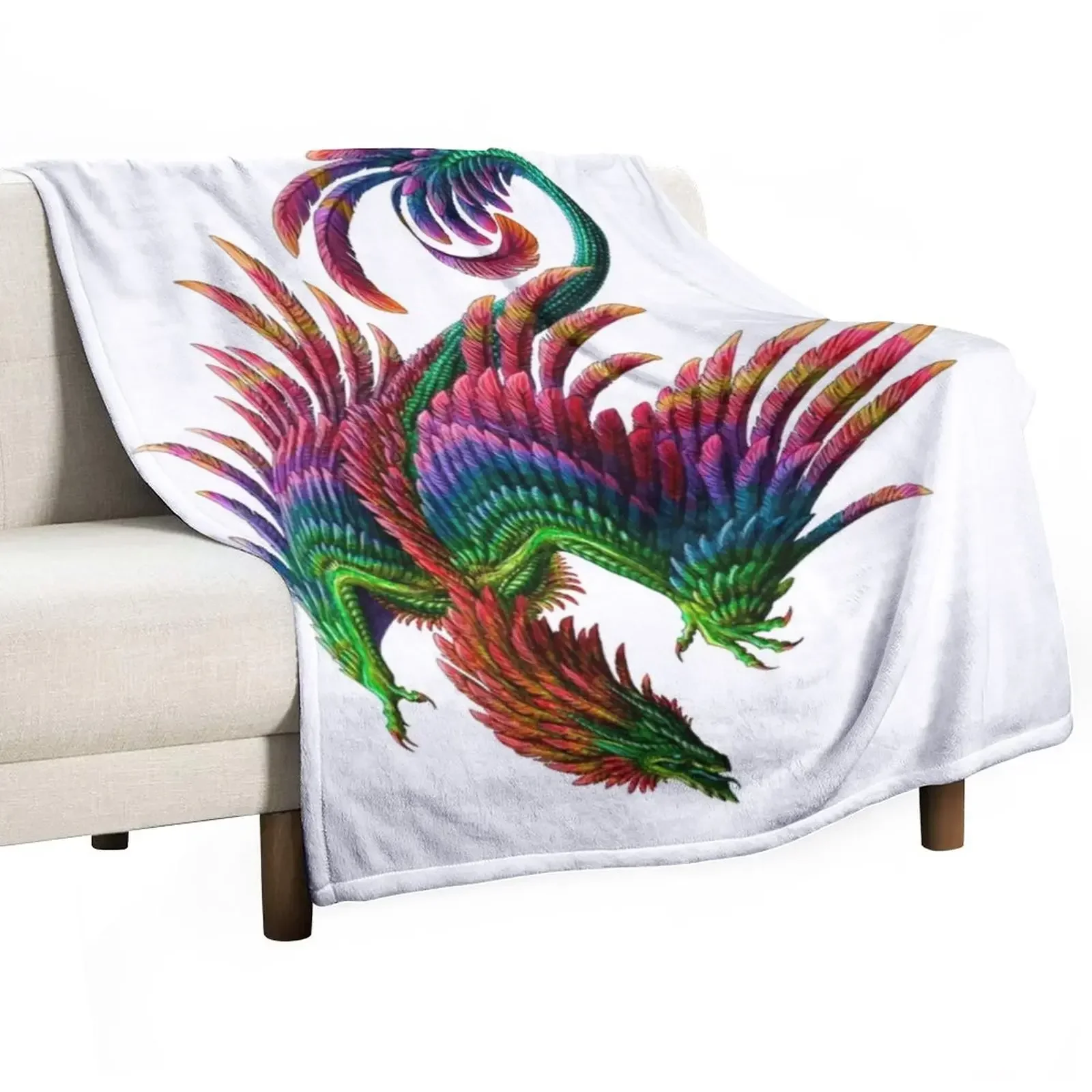 

Quetzalcoatl Throw Blanket Moving warm for winter Cute Blankets