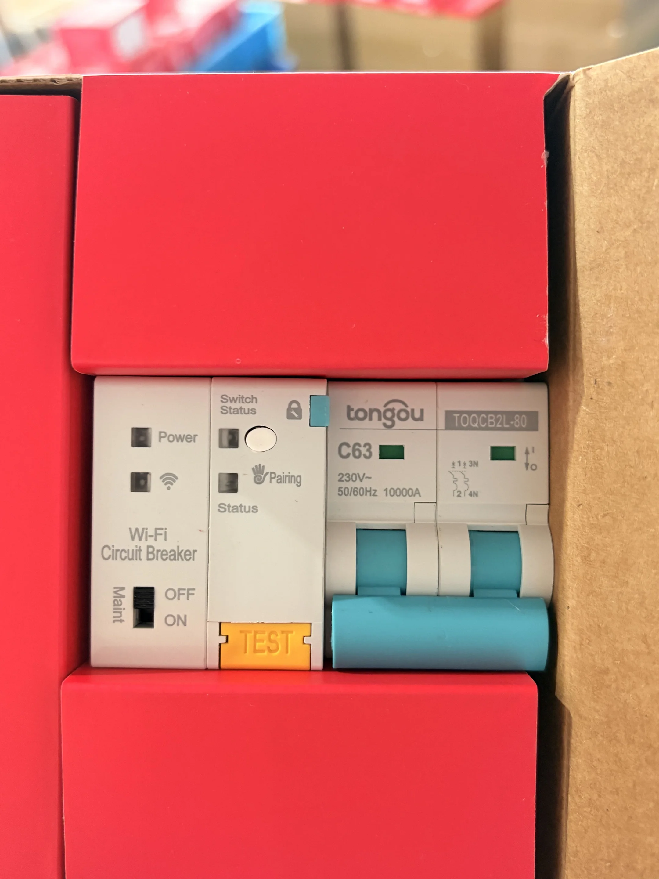 Chayo TypeA Smart WiFi RCBO Circuit Breaker with Power Meter,Auto Reclosing Switch, Tuya Smart Life Remote & Timed Power Control