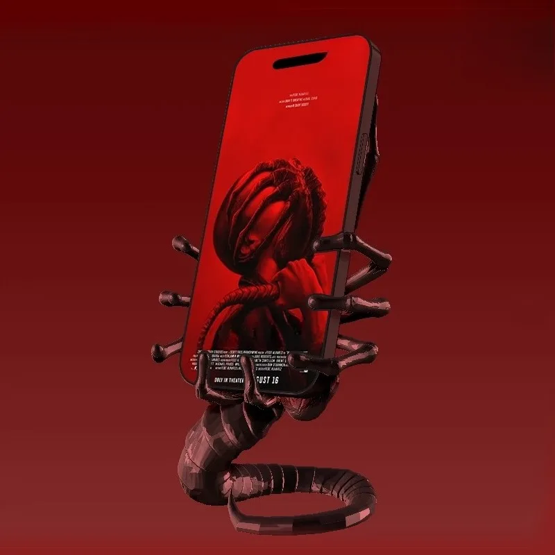 

3d печатные фигурки инопланетян, обнимающие лицо ошибки, держатель для мобильного телефона Tide Play, подарочные украшения ручной работы, инопланетянин: Romulus, периферийные устройства