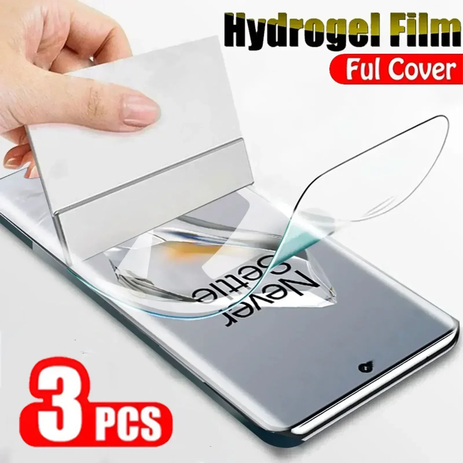 3PCS Hydrogel Film for OnePlus 12 12R 11 11R 10 10T ACE 2 Pro Soft Screen Protector for OnePlus Nord CE 4 3 2 Lite N30 N20 Film