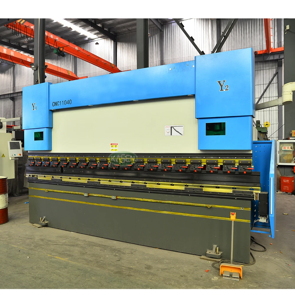 125T/3200 مللي متر Da53t 4 + 1 محور الصحافة الهيدروليكية الفرامل الصفائح المعدنية للطي الانحناء هاين
