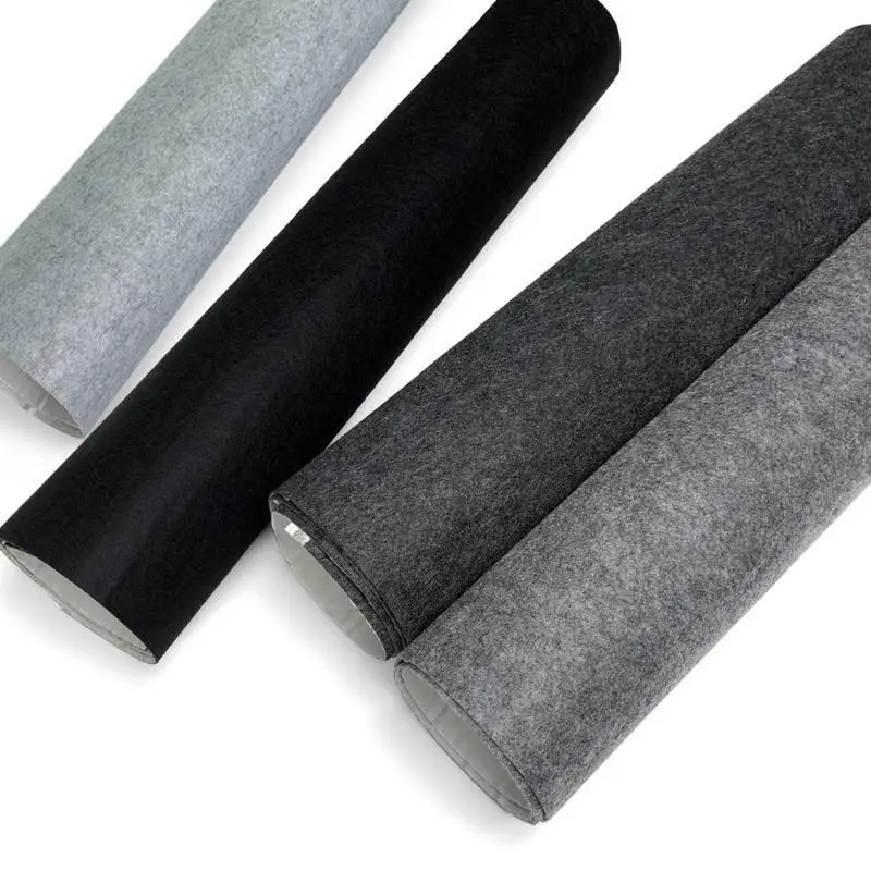 Heat-Resistant Self-Adhesive Felt Carpet Liner Non-Woven Fabric For Car And Camper Interior Repair