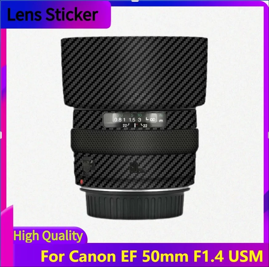 

Для Canon EF 50 мм F1.4 USM наклейка на объектив камеры защитная наклейка на кожу виниловая пленка защитная пленка от царапин EF50/F1.4