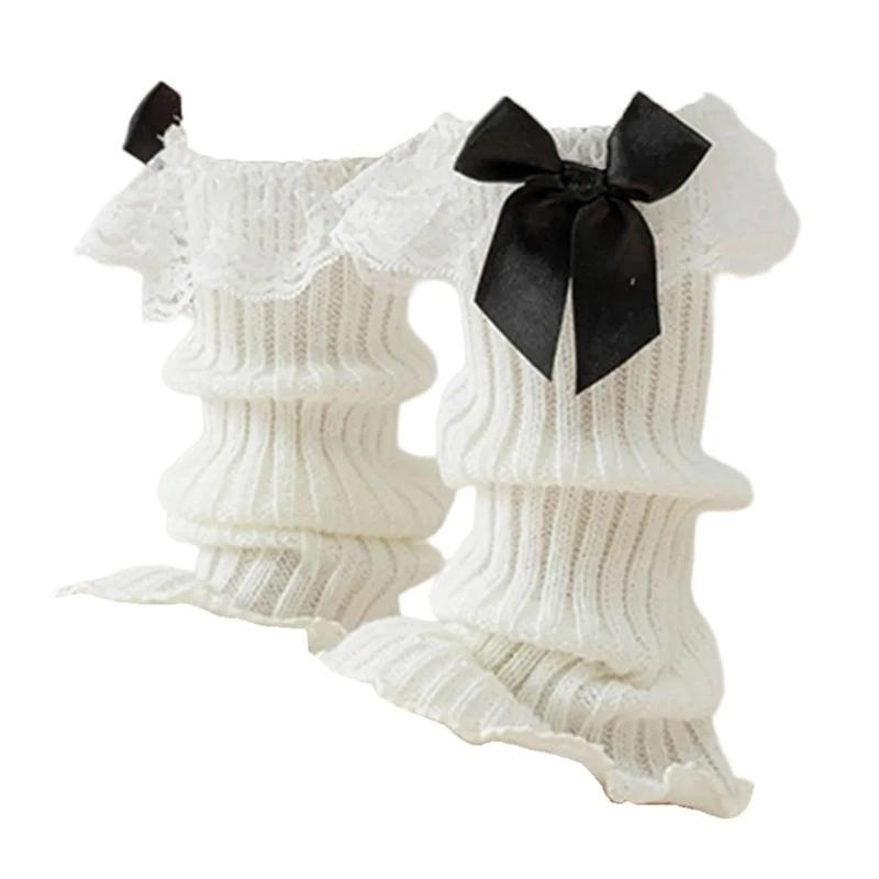 Girl Leg Warmers Japanese Leg Protectors Breathable Socks Kids Fashion Leggings 425F