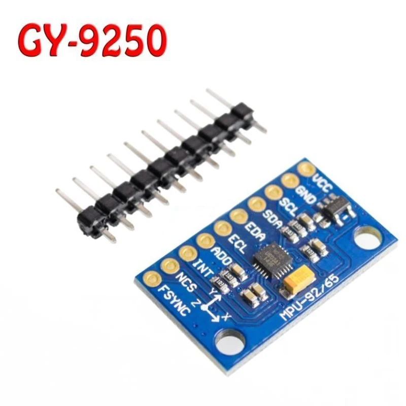 1Set SPI IIC/I2C GY-9250 MPU 9250 MPU-9250 9-Axis Attitude +Gyro+Accelerator+Magnetometer Sensor Board Module MPU9250 3-5V