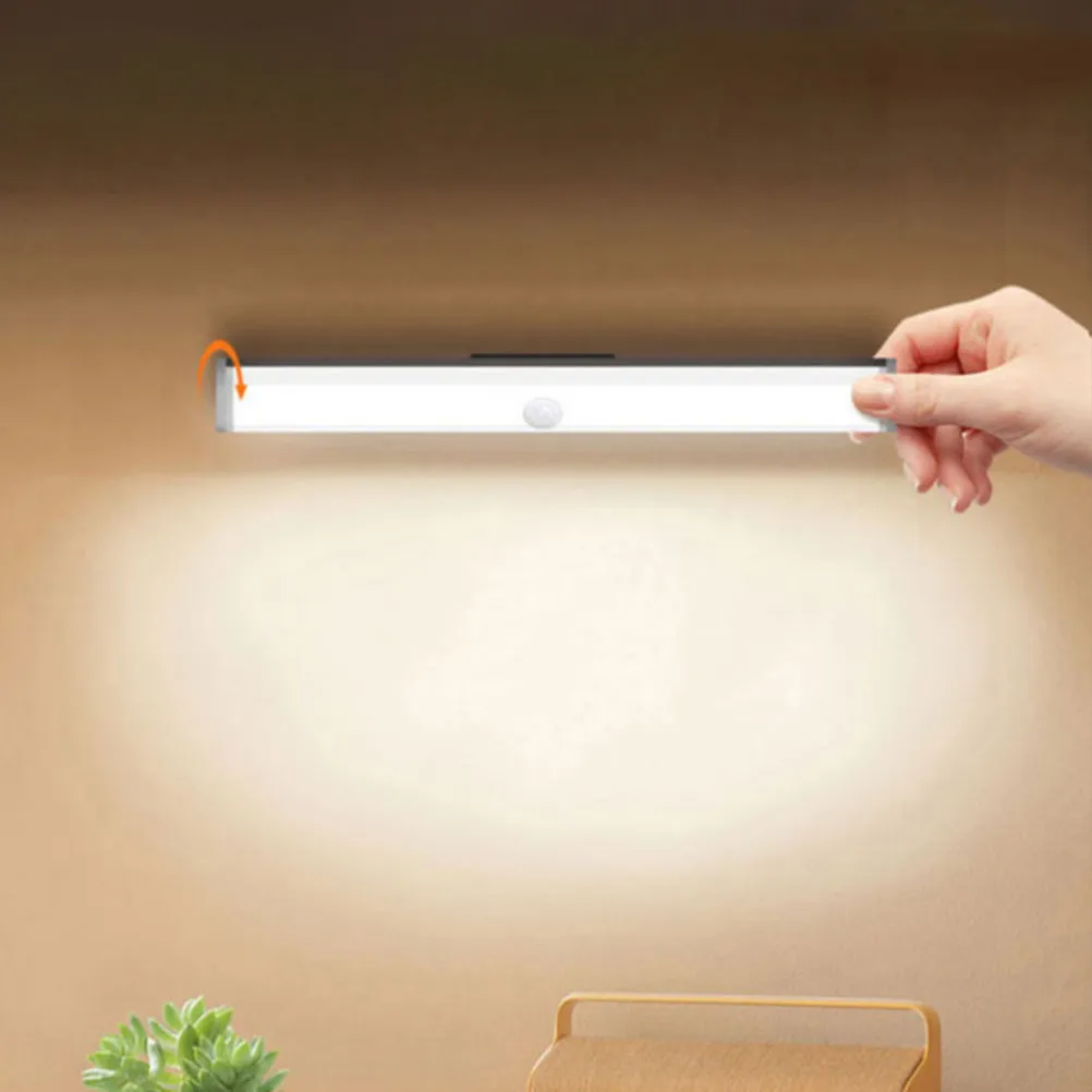 

Sensor Night Light Rechargeable 10cm LED Night Lamp Infrared Induction Bedside Closet Bedroom Light Infrared Induction Lamp