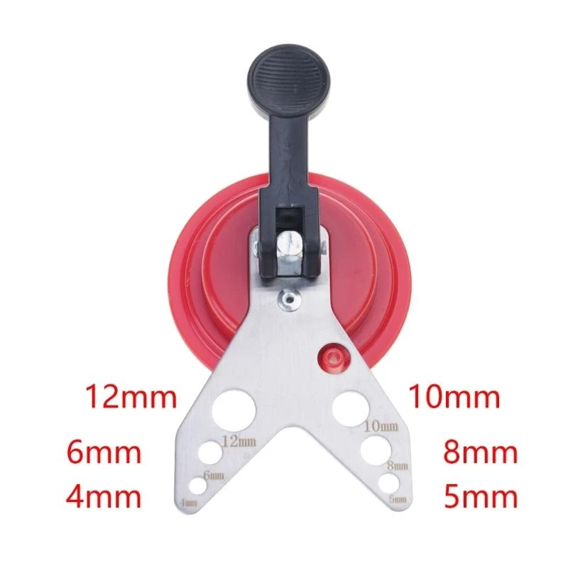 M4yc durevole piastrella in ceramica e localizzatore fori vetro con strumento posizione guida per trapano regolabile