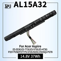 AL15A32 Laptop Battery for Acer Aspire E5-422 E5-573 E5-573G E5-573T E5-522 E722 E5-473G-561X - High Performance New