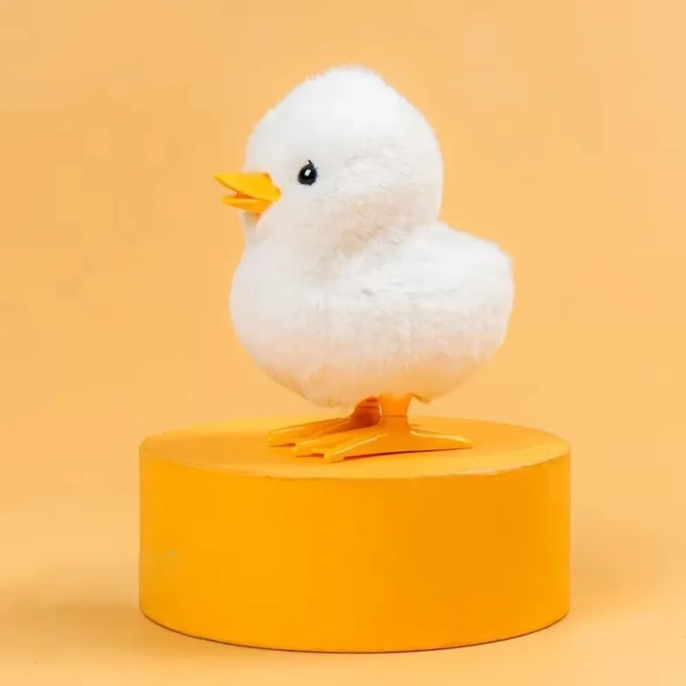 Gift Jumping Chicken Duck Yellow Jumping Chicken Clockwork Cartoon Interactive Simulation Walking Hopping Small Animal