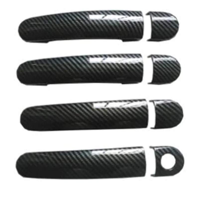 

Door Handle Plastic Imitation Carbon Fiber Cover Car Styling Accessories fit for Volkswagen VW Bora Jetta MK4 A4 1J
