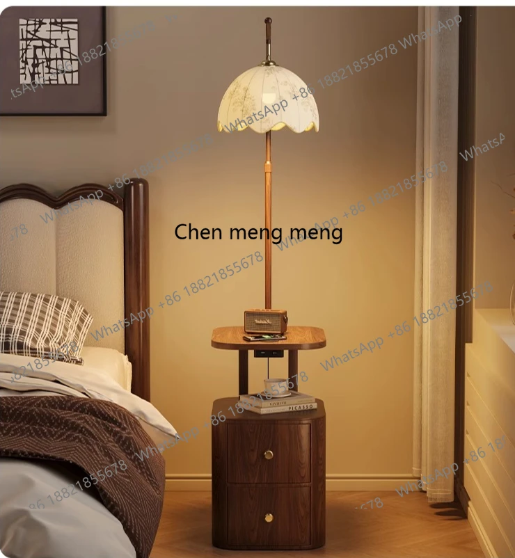 

Home bedroom floor-to-ceiling ornaments, retro French vertical next to living room sofa, walnut, integrated shelf