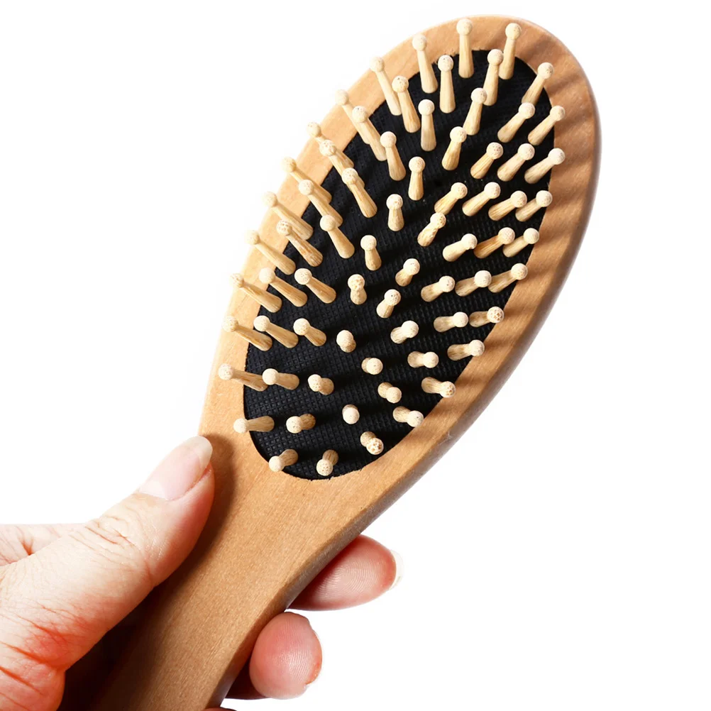 Massaging Hair Comb Teasing Combs for Paddle Brush Scalp Wooden Vent