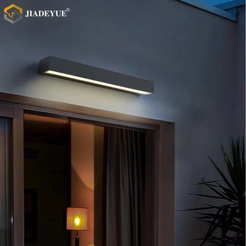 One Word Wall Light LED Outdoor Waterproof Wall Light Villa Garden Door Front Light Outdoor Wall Washer Light