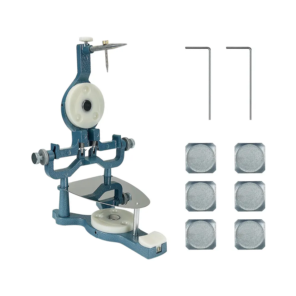 

1pcs Magnetic Articulator Dental C Type Deplaning Large Magnet Frame Adjustable Dentistry Lab Bite Registration Technician Tools