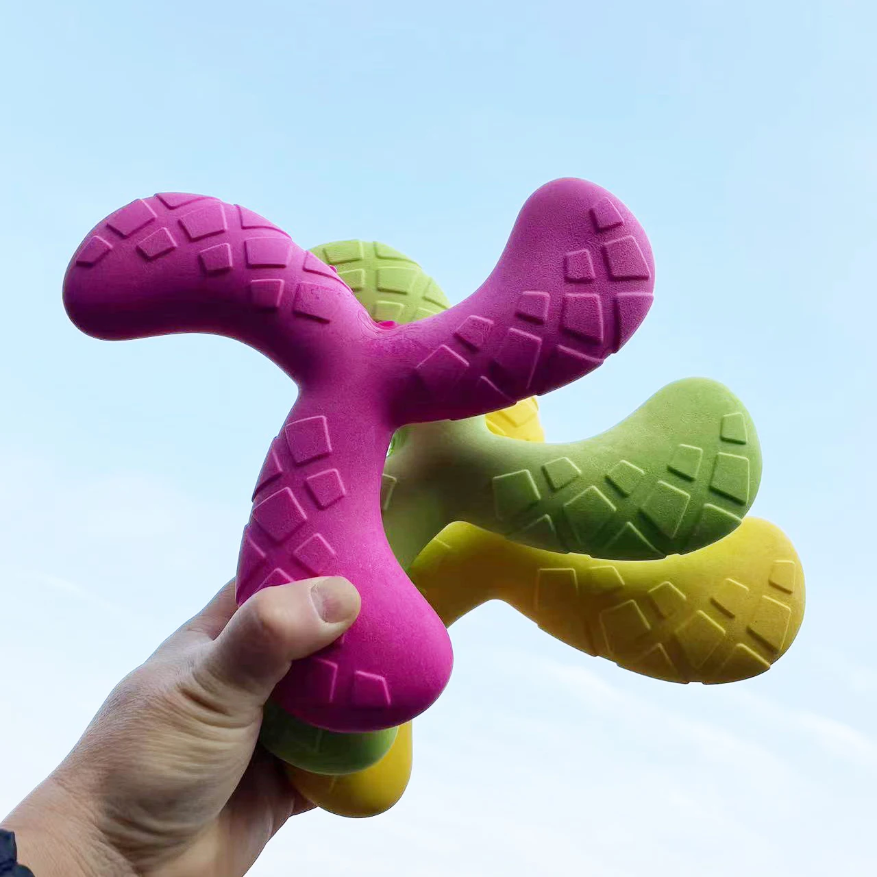 Flying Disc Dog Training Toy - Leuk Huisdier Speelgoed Water Drijvende Driehoek