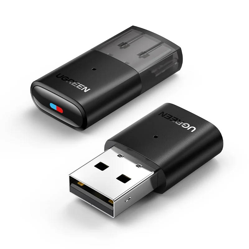 

UGREEN Switch USB 2.0 Bluetooth V5.0 Stable Transmitter Audio Adapter Free Drive, Plug and Play, 10 Meters Transmission Distance