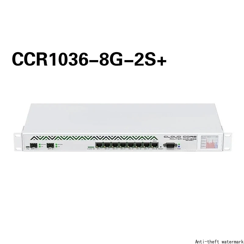 

2025 Hot SellingMikroTik CCR1036-8G-2S+ 10 Gigabit wired 36-core CPU