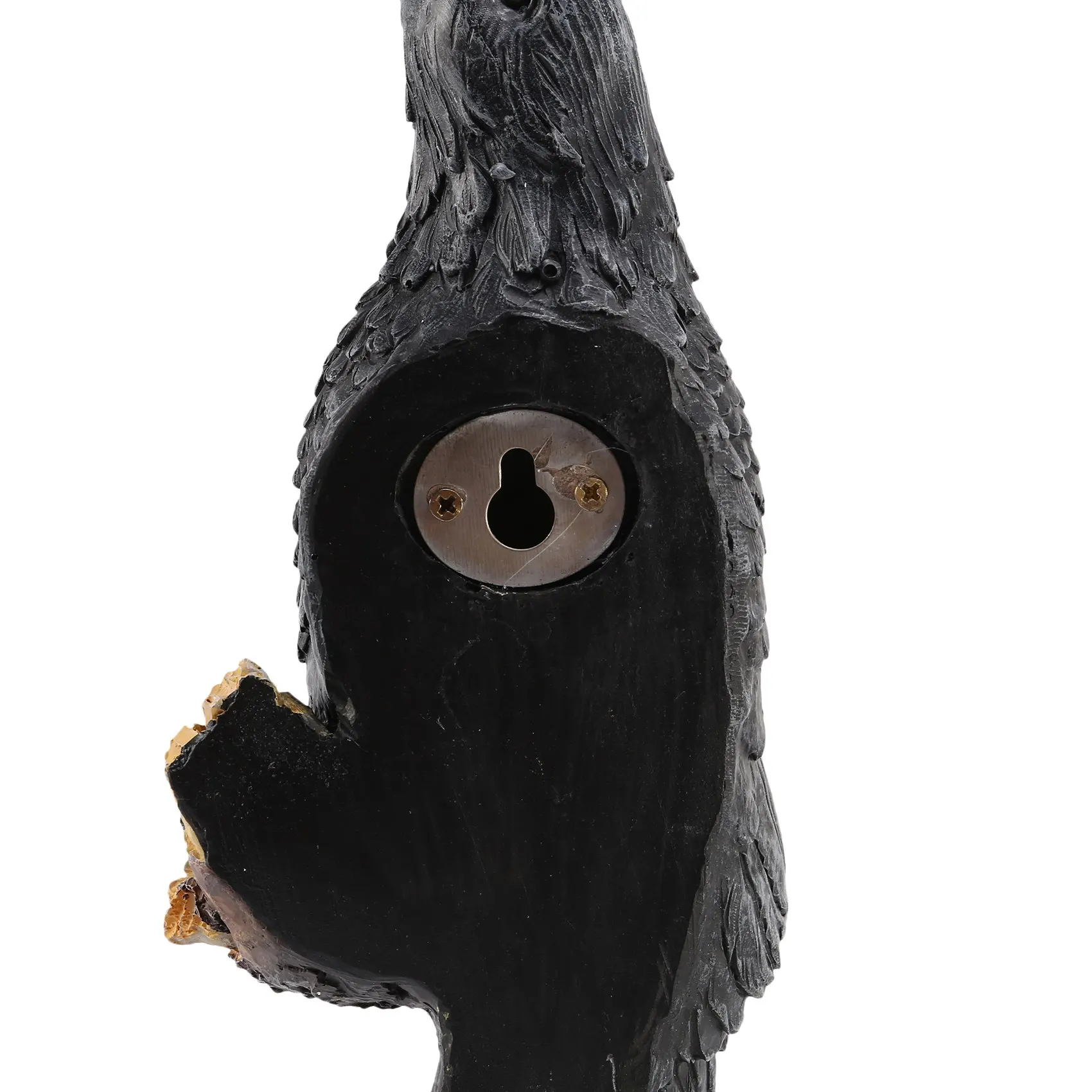 Patung Raven palsu, patung Resin Raven Untuk dekorasi Halloween, patung burung gagak luar ruangan