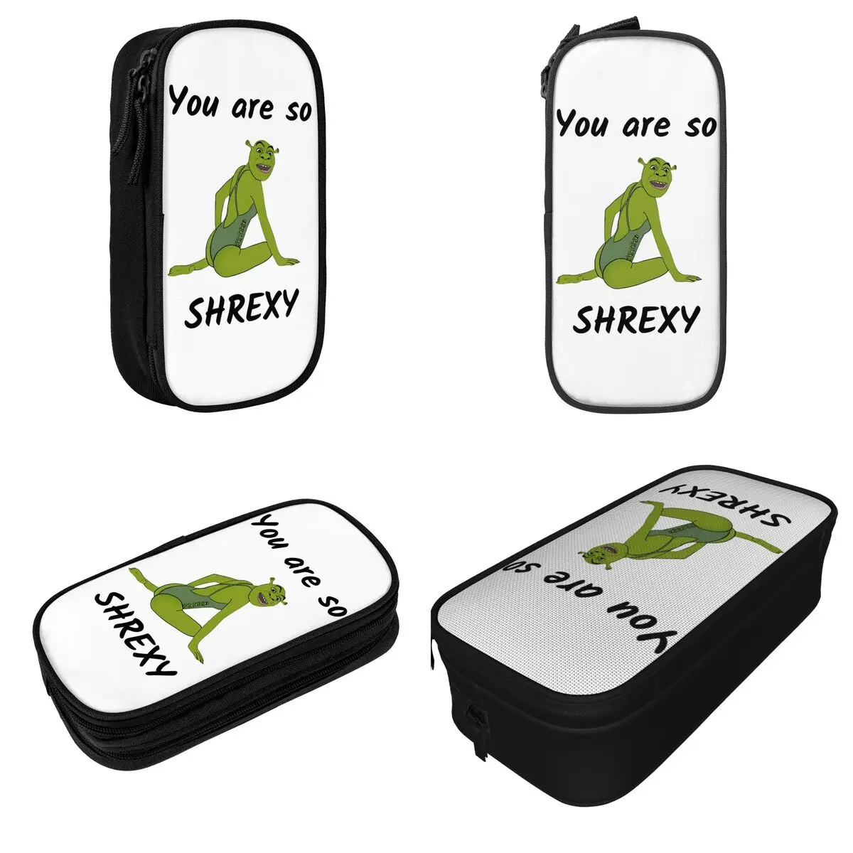 Shreks Valentines Pencil Cases Lovely You Are So Shrexy Pen Box Bags Student Large Storage School Supplies Gift Pencilcases