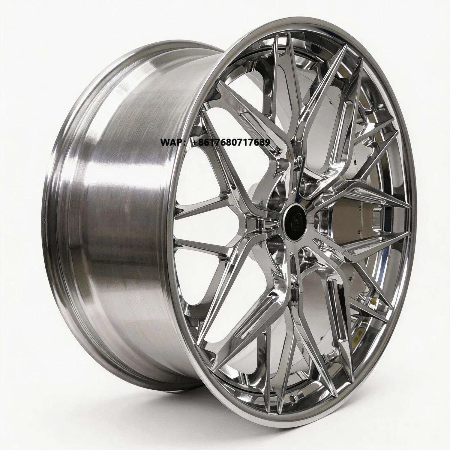 

Custom 2 Piece Forged Wheels 15 16 17 18 19 20 Inch 5x114.3 5x120 5x112 4x100 5x114.3 PCD Alloy 10 Spoke Silver Car Forged Rims