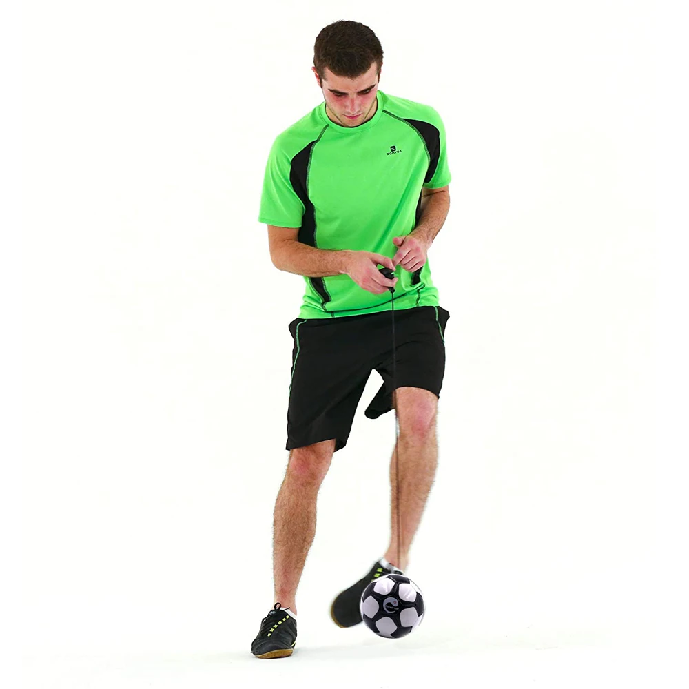 New Football BALL Kick  beginner Soccer Ball Practice Belt Training Equipment Standard Official profession Balls Size 2