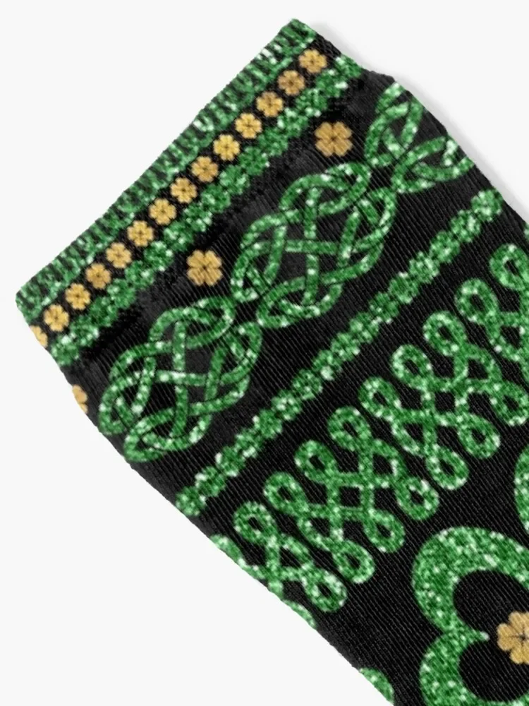 Shamrock Four-leaf Clover Celtic Ornament Socks japanese fashion tennis Boy Child Socks Women's