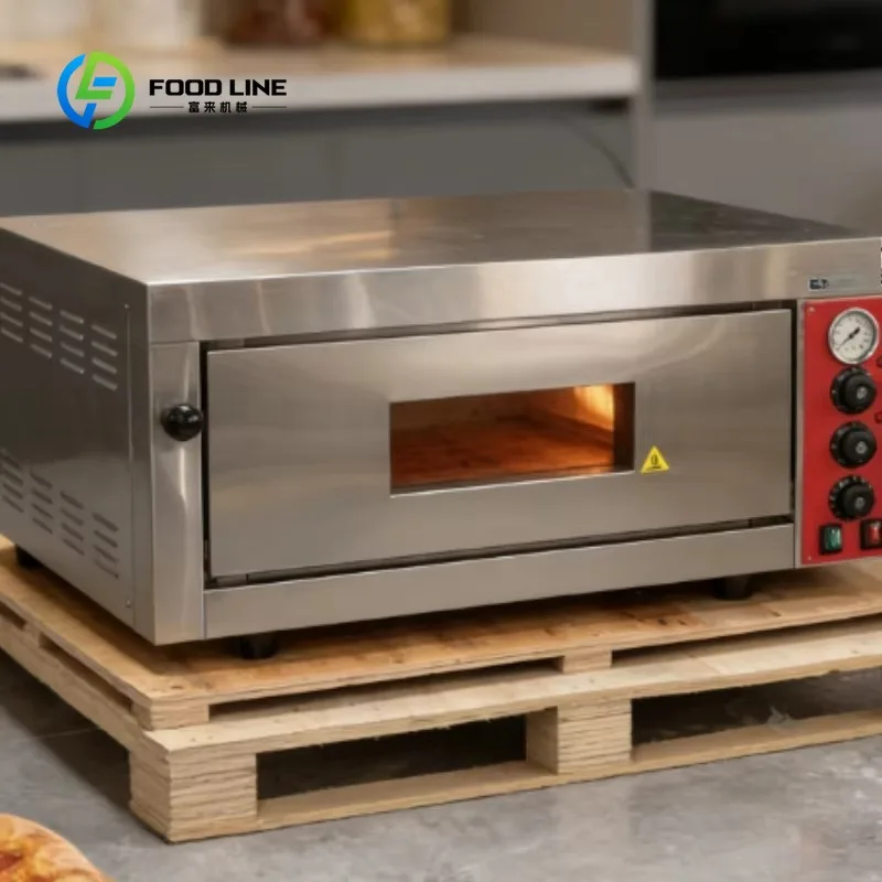 High Quality Electric Commercial Pizza Oven 0~500 Degree 12 Inch Gas Pizza Oven Restaurant Equipment Bread Bakery Ovens Custom
