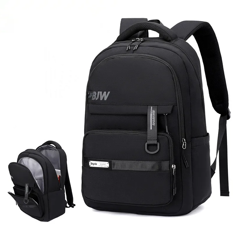 Latest BAIJIAWEI brand business minimalist style school backpack Nylon waterproof orthopedic schoolbags Men's laptop backpack