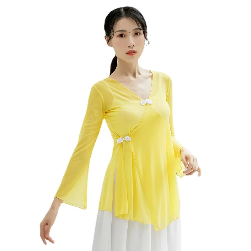 Classical dance body rhyme gauze clothes art test dance practice clothes Chinese style national ballet teacher