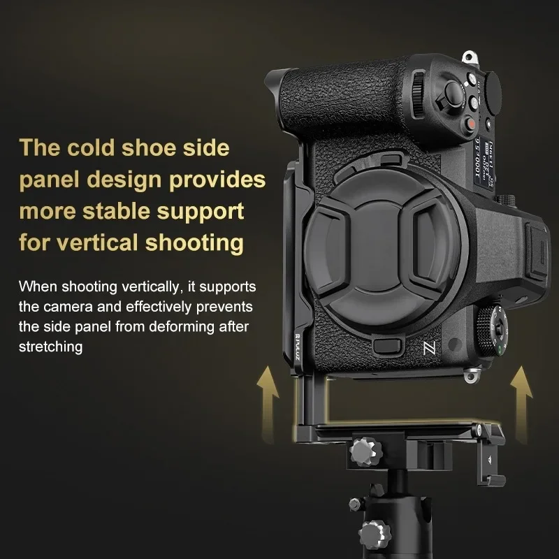 1/4 inch Vertical Shoot Quick Release L Plate Bracket Base Holder For Nikon Z6III /Z6II Camera Accessories