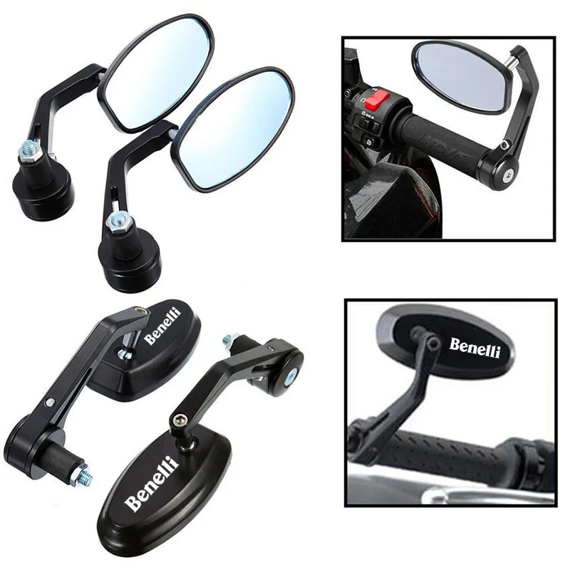 Espejos retrovisores para manillar de motocicleta BENELLI TNT 125 135 TNT125 TNT135 502c Trk502 BJ600CS 752S BN600 BN 600i 302 251