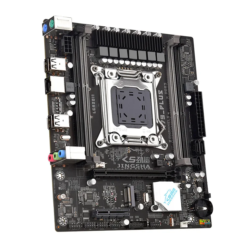 Conjunto de placa base X79 Plus LGA 2011 Xeon E5 2660 V2 CPU + 2x16GB RAM DDR3 Kit compatible con M.2 NVME NGFF Pc Gamer Combo