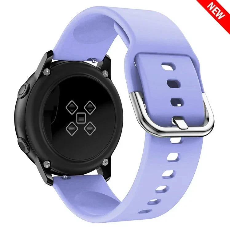 삼성 갤럭시 시계 7/FE/6/5/pro/4 클래식 43-47mm/액티브 2 실리콘 20mm 22mm 팔찌 화웨이 Gt 4-3-2-2e 밴드용 스포츠 스트랩