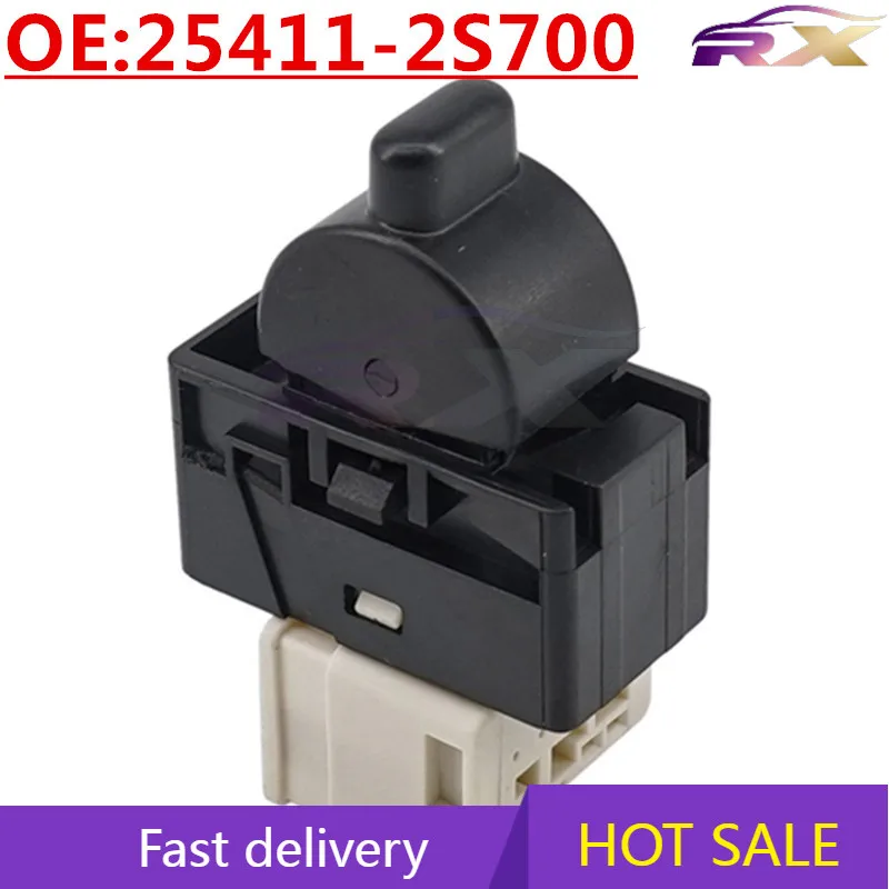 

OEM:25411-2S700 Power Window Master Control Single Switch For Nissan D22